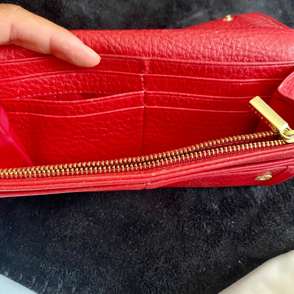 Red Miller Tory Burch Wallet - Picture 5 of 8